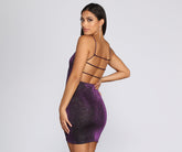 Glitzerndes Strickkleid „Let's Dance“